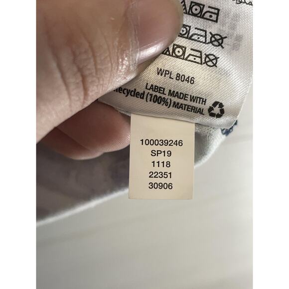 Karen Scott Shirt Womens Petite PP Floral Border Print Crewneck Short Sleeve - Picture 9 of 10